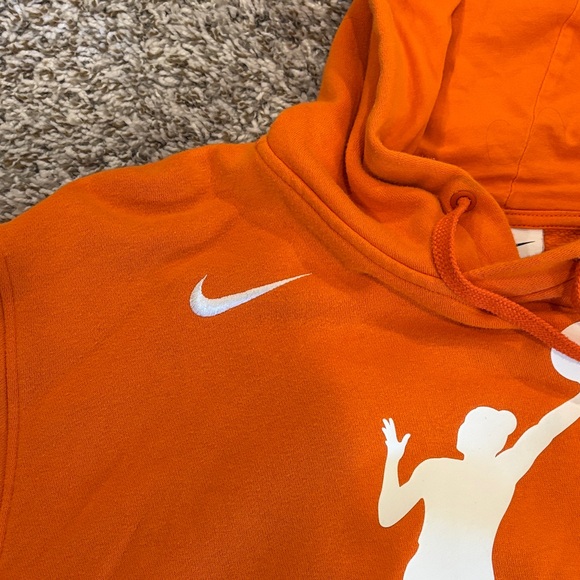 Nike WNBA Orange Hoodie with White Graphic - Picture 4 of 11